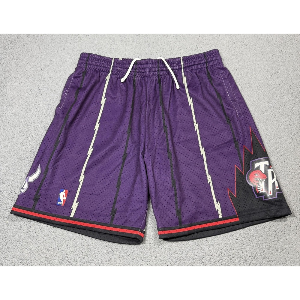 Toronto Raptors Shorts Mens XL Purple NBA Basketball Mitchell & Ness Swingman